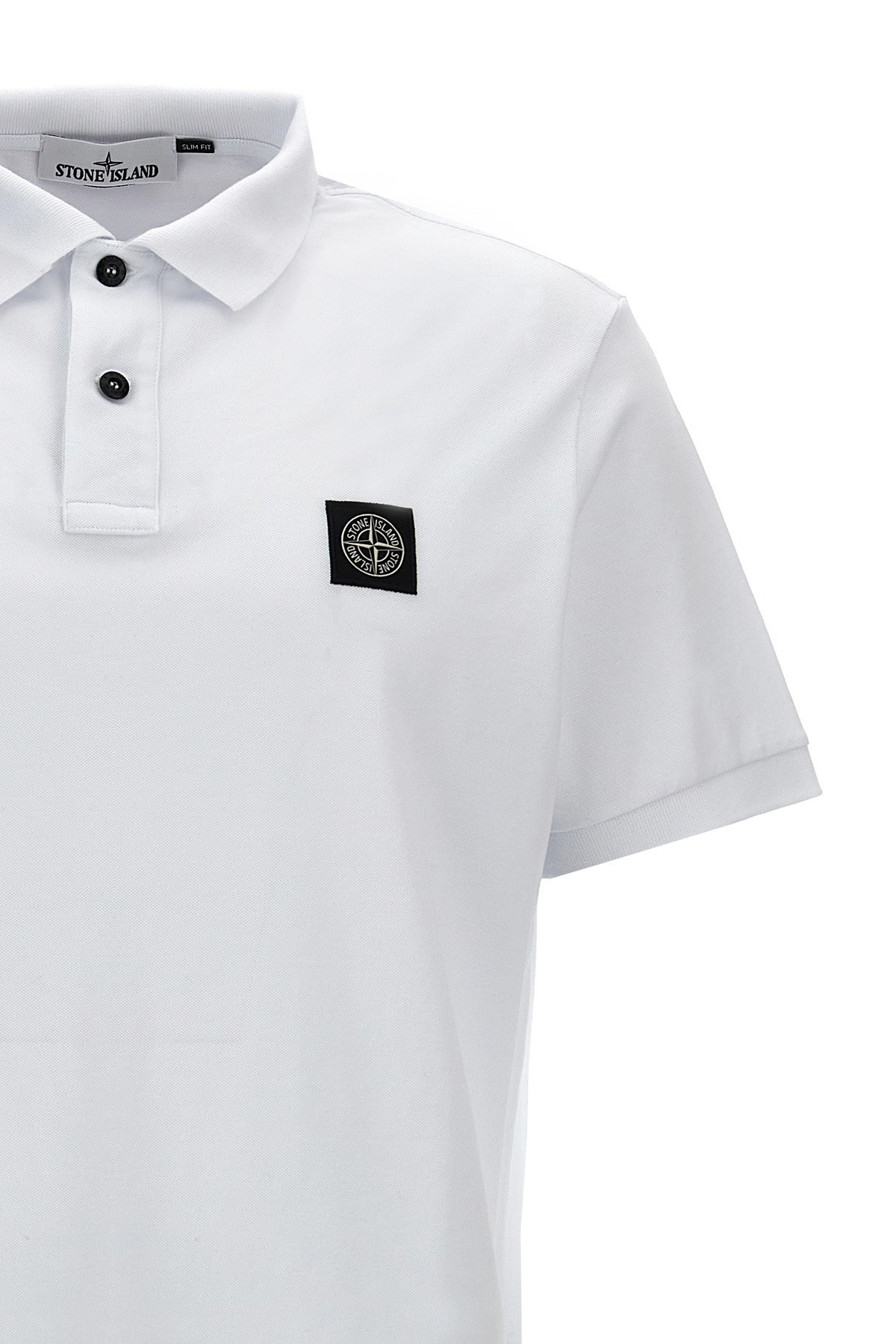 Stone Island Polo Shirt In White
