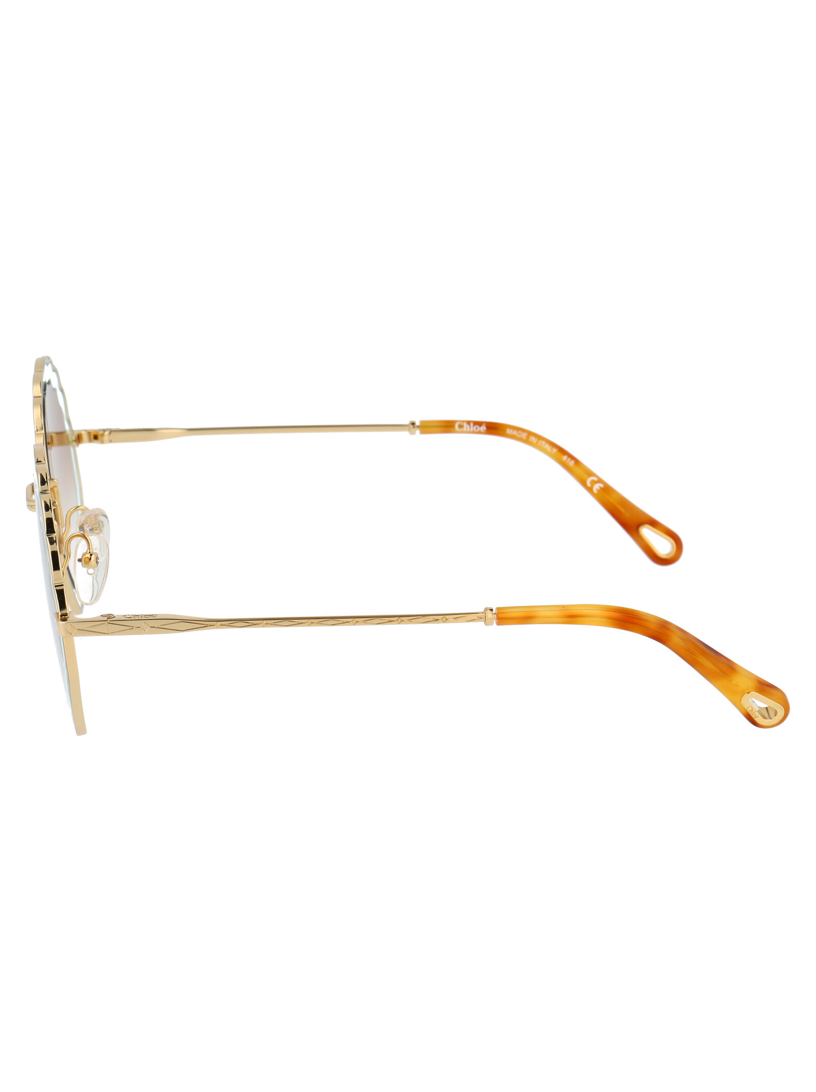 Chloé Rosie Round Sunglasses In Nude