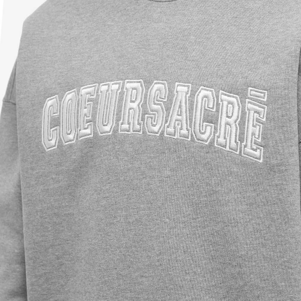 Ami Alexandre Mattiussi Ami Paris Lettering Embroidery Crewneck Sweatshirt In Gray