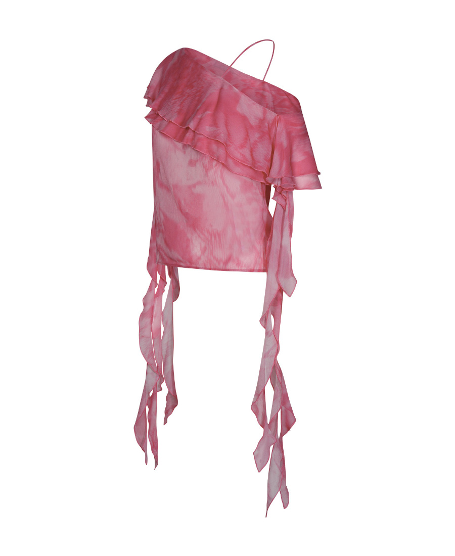 Blumarine Pink Viscose Blouse In Pink