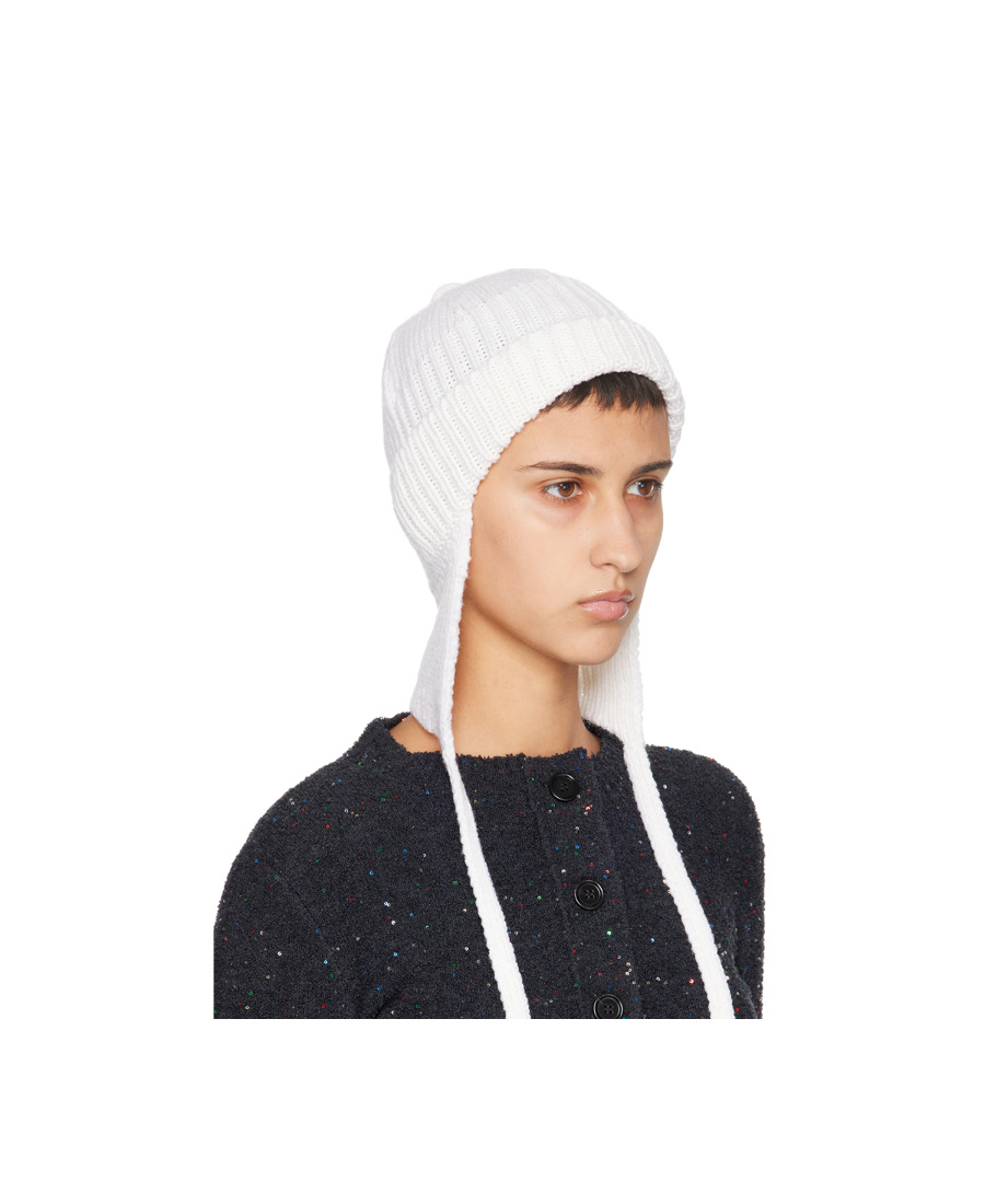 Marni Logo Woolen Hat In Multicolor