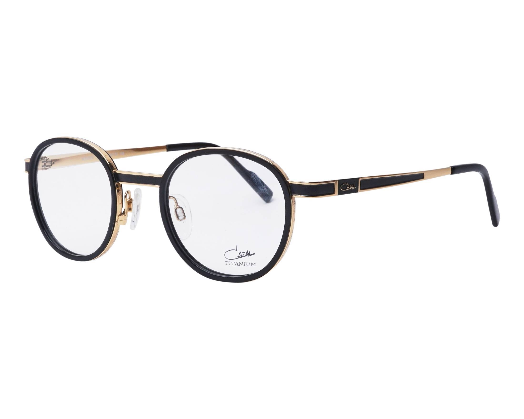 Cazal Polished-effect Round-frame Glasses In White