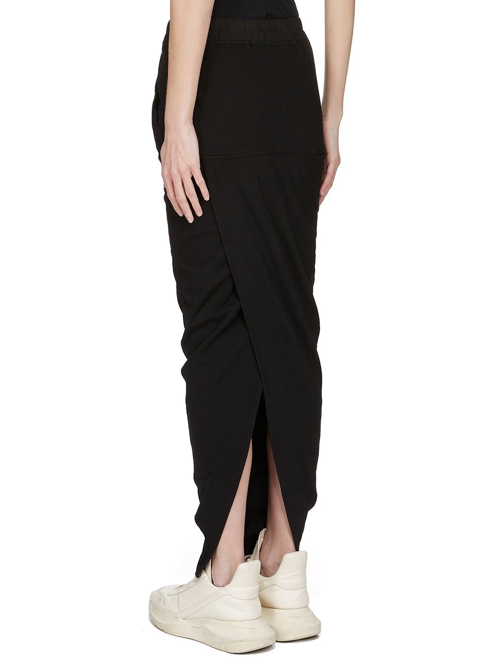 Rick Owens Drkshdw Pillar Maxi Skirt In Black