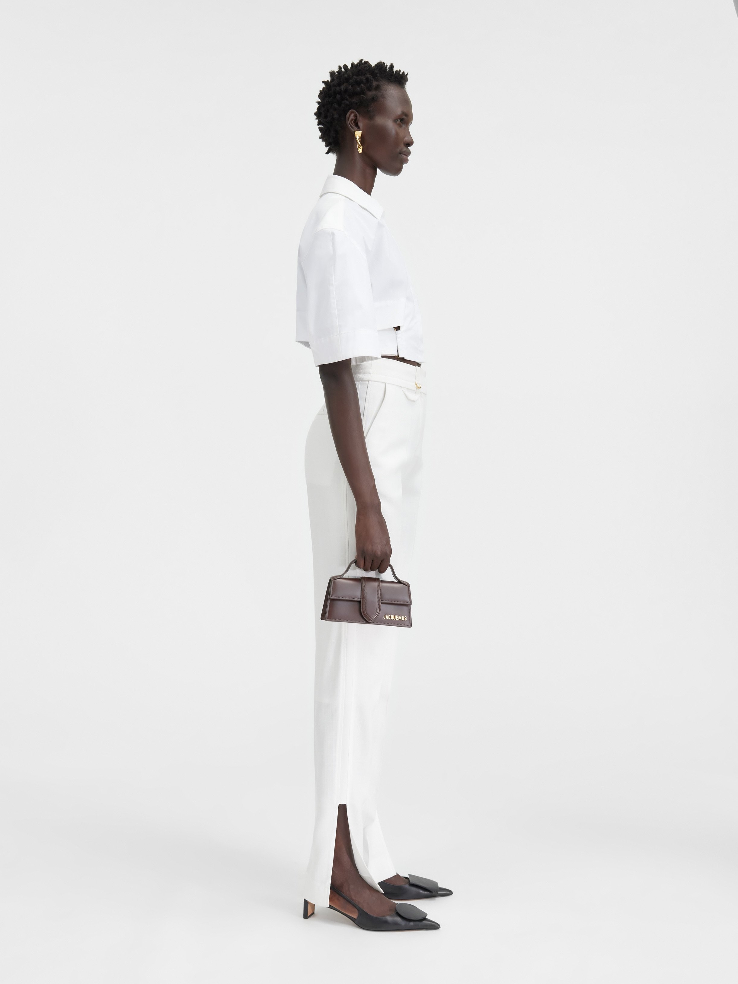 Jacquemus Long-sleeved Shirt In Nude