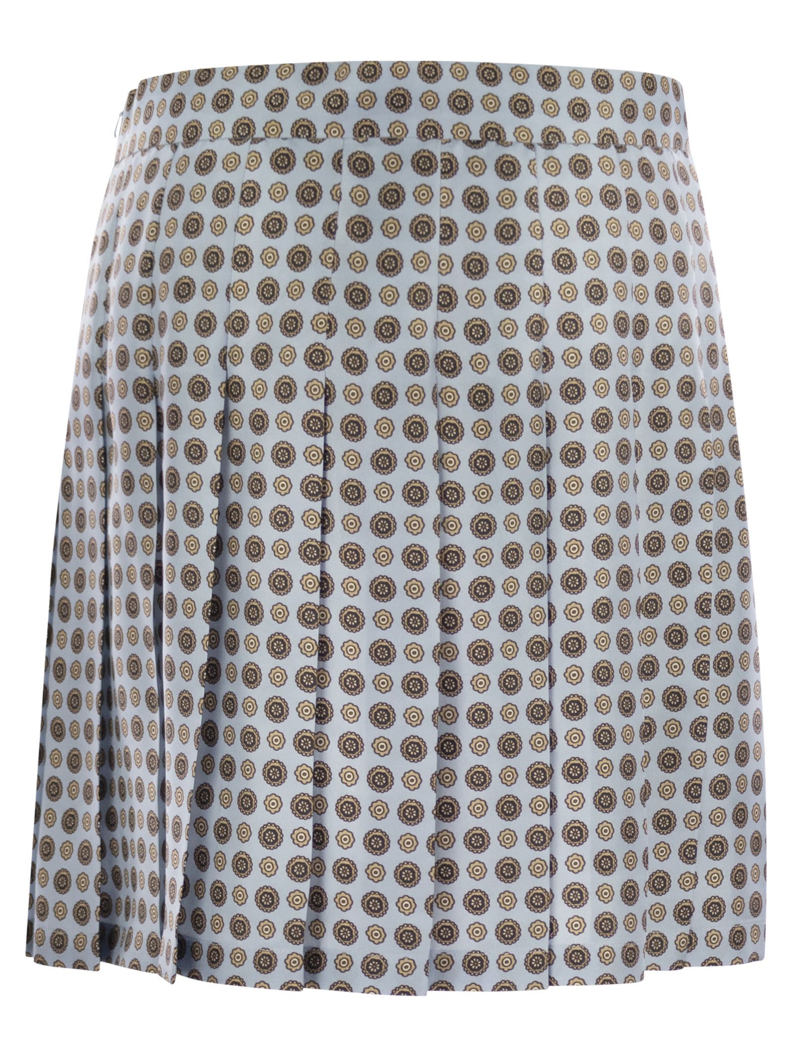 Max Mara Studio Madison Pleated Skirt In Multi
