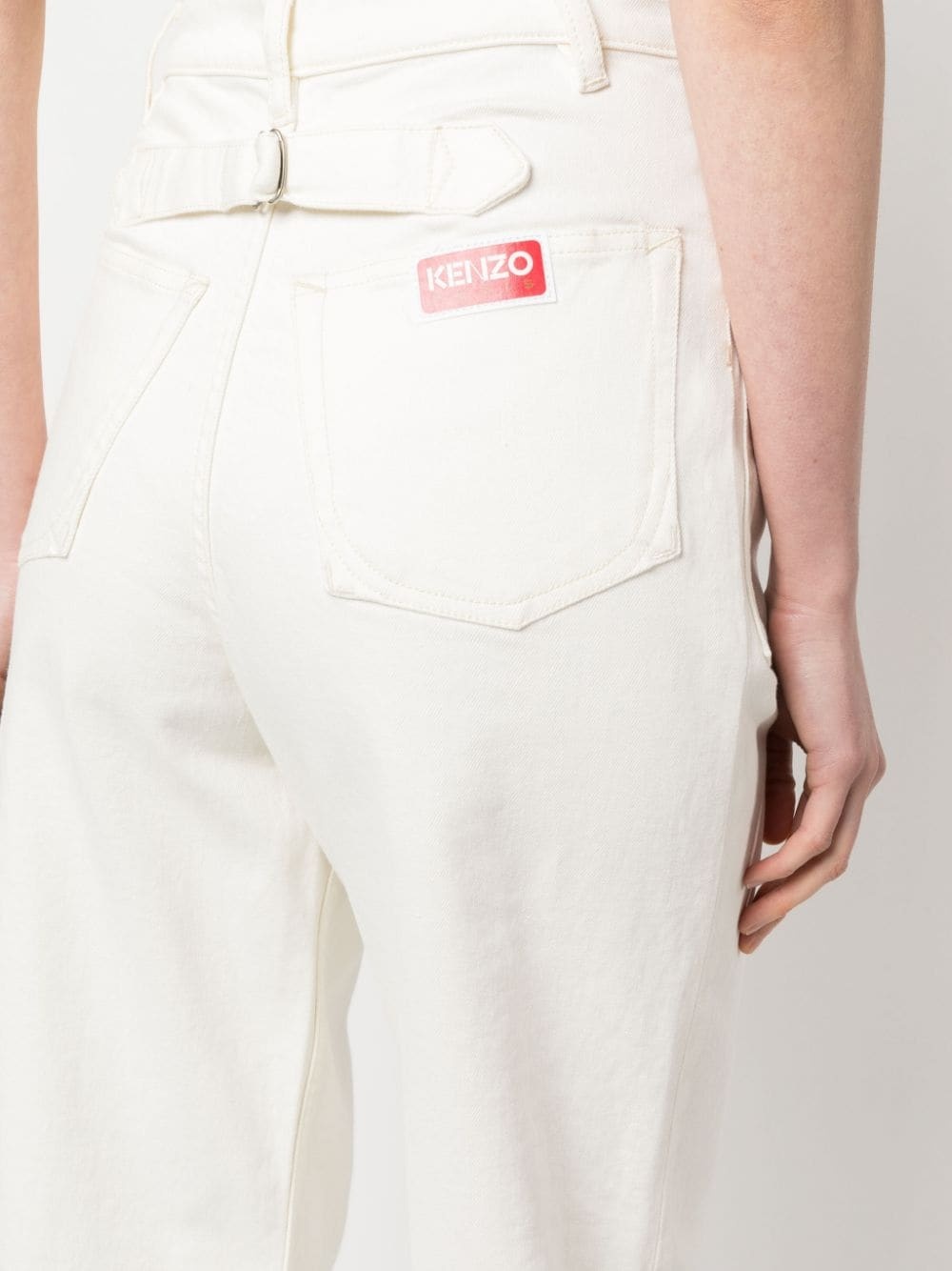 KENZO KENZO HIGH-RISE TAPERED JEANS