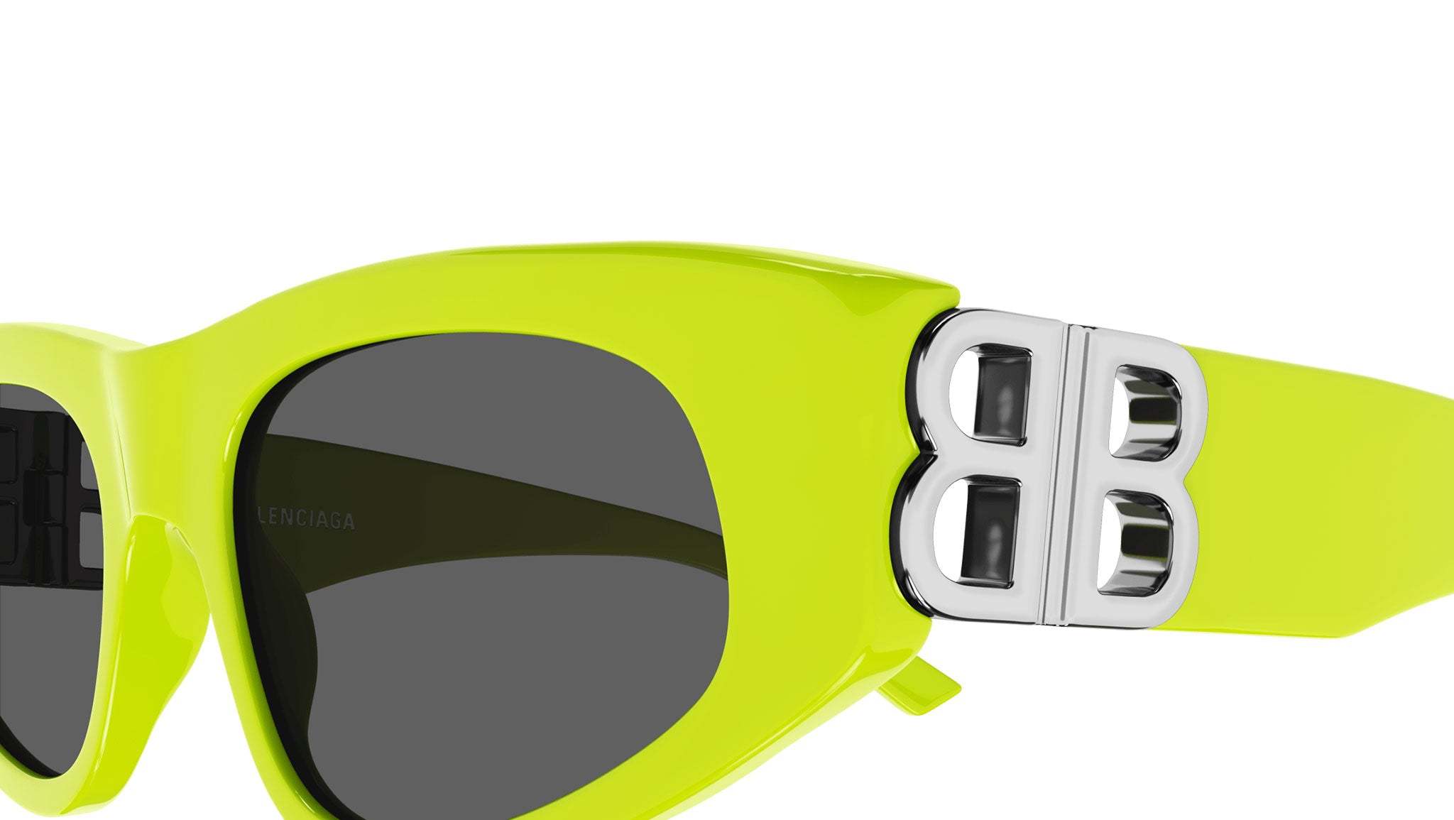 Balenciaga 0095s Dynasty D-frame Acetate Sunglasses In Yellow