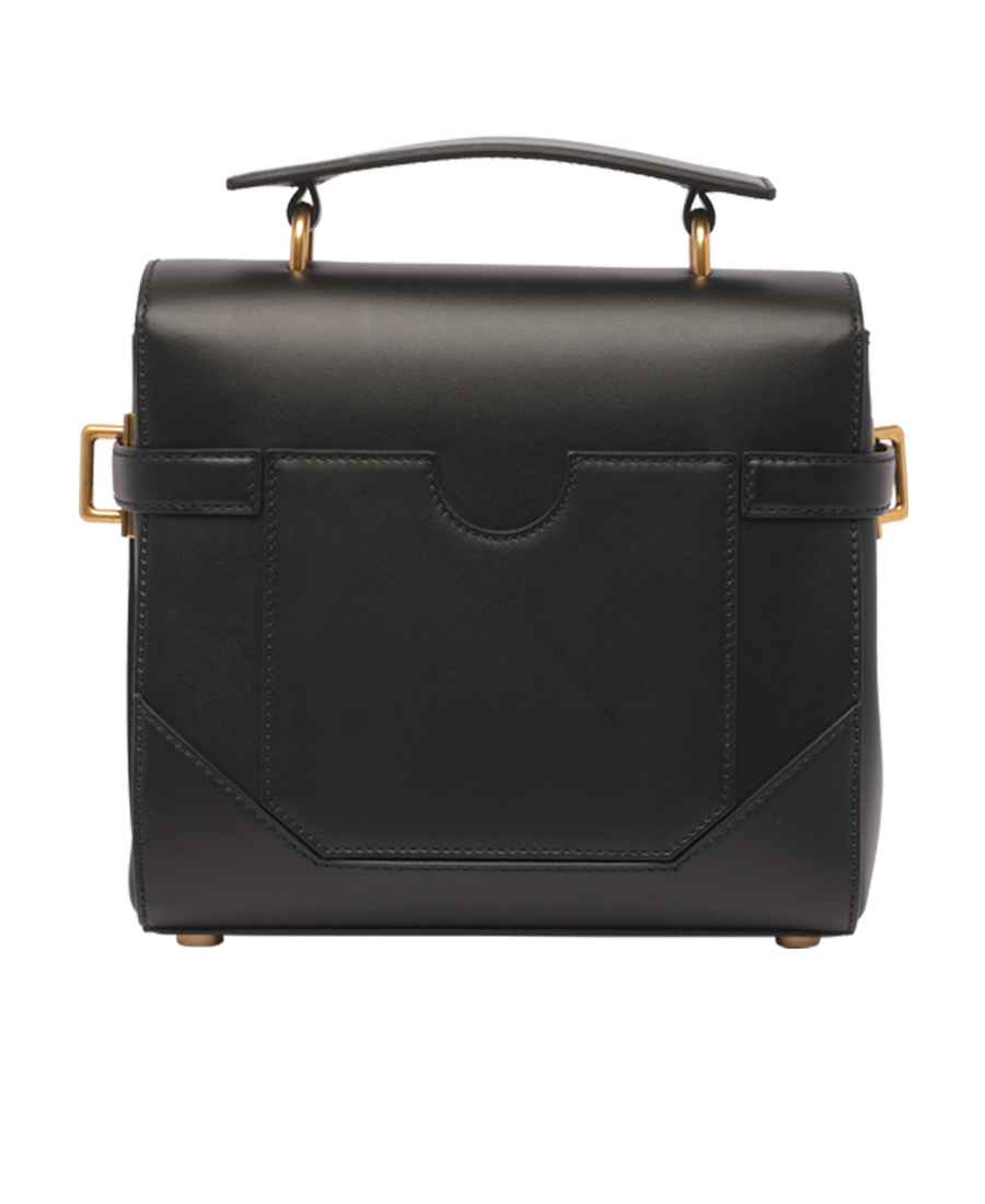 Balmain Women B-buzz Leather Crossbody Bag In Black