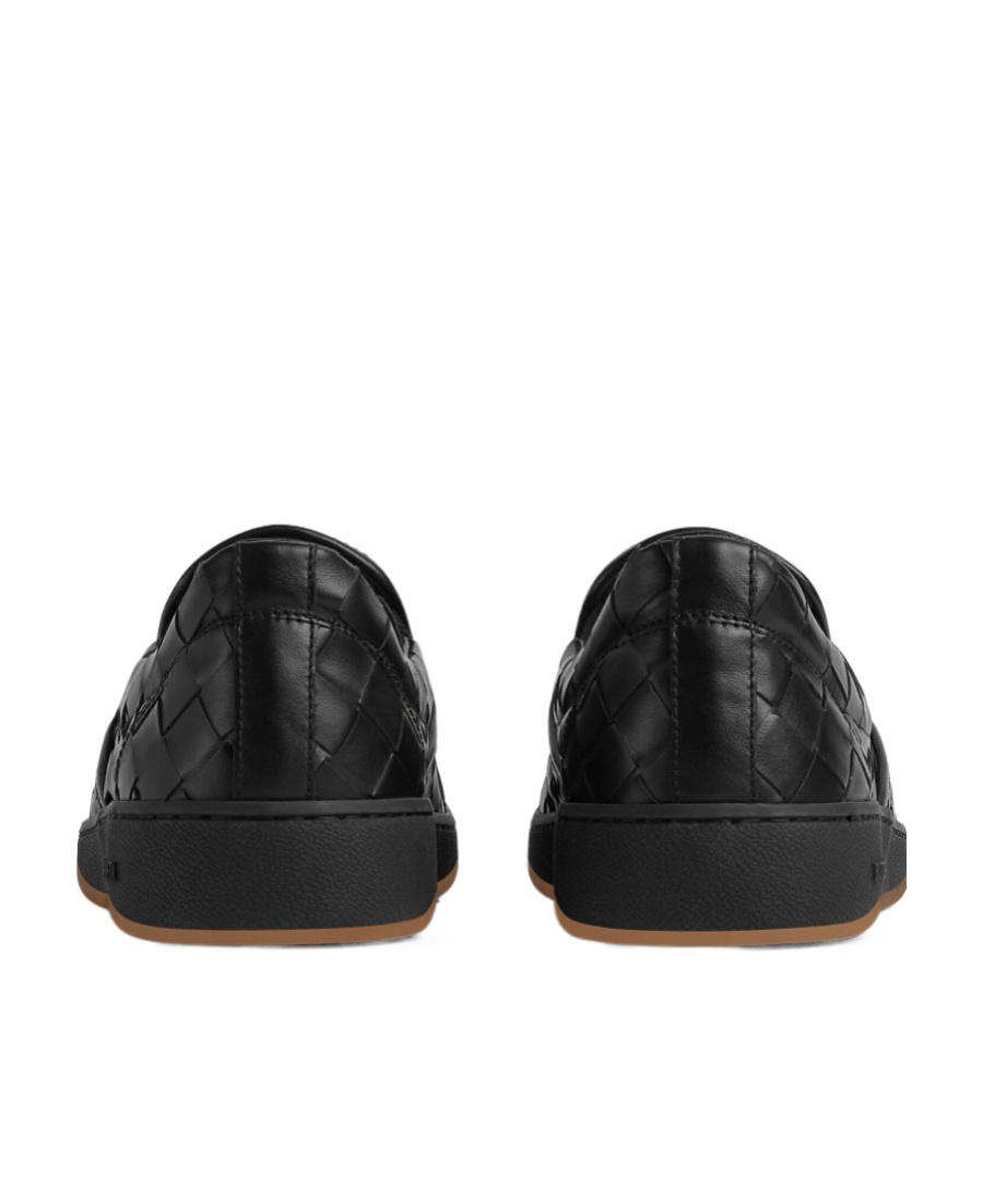 Shop Bottega Veneta Sawyer Sneaker In Black