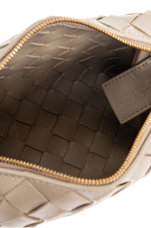 Bottega Veneta Zipper Shoulder Bag In Brown