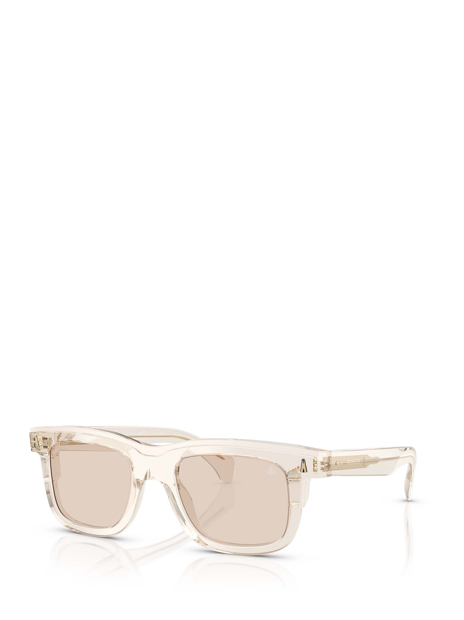 Moncler Full Frame Sunglasses In Brown