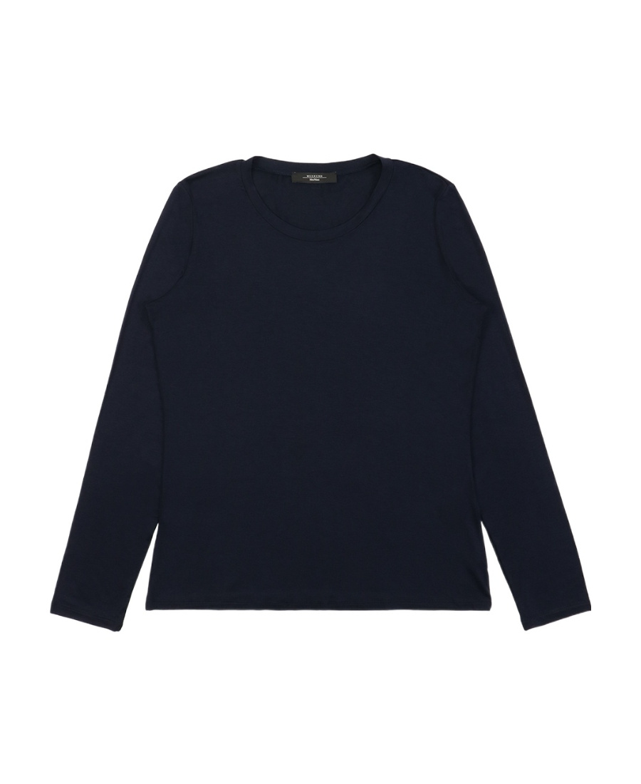 Weekend Max Mara Long Sleeved T-shirt In Black