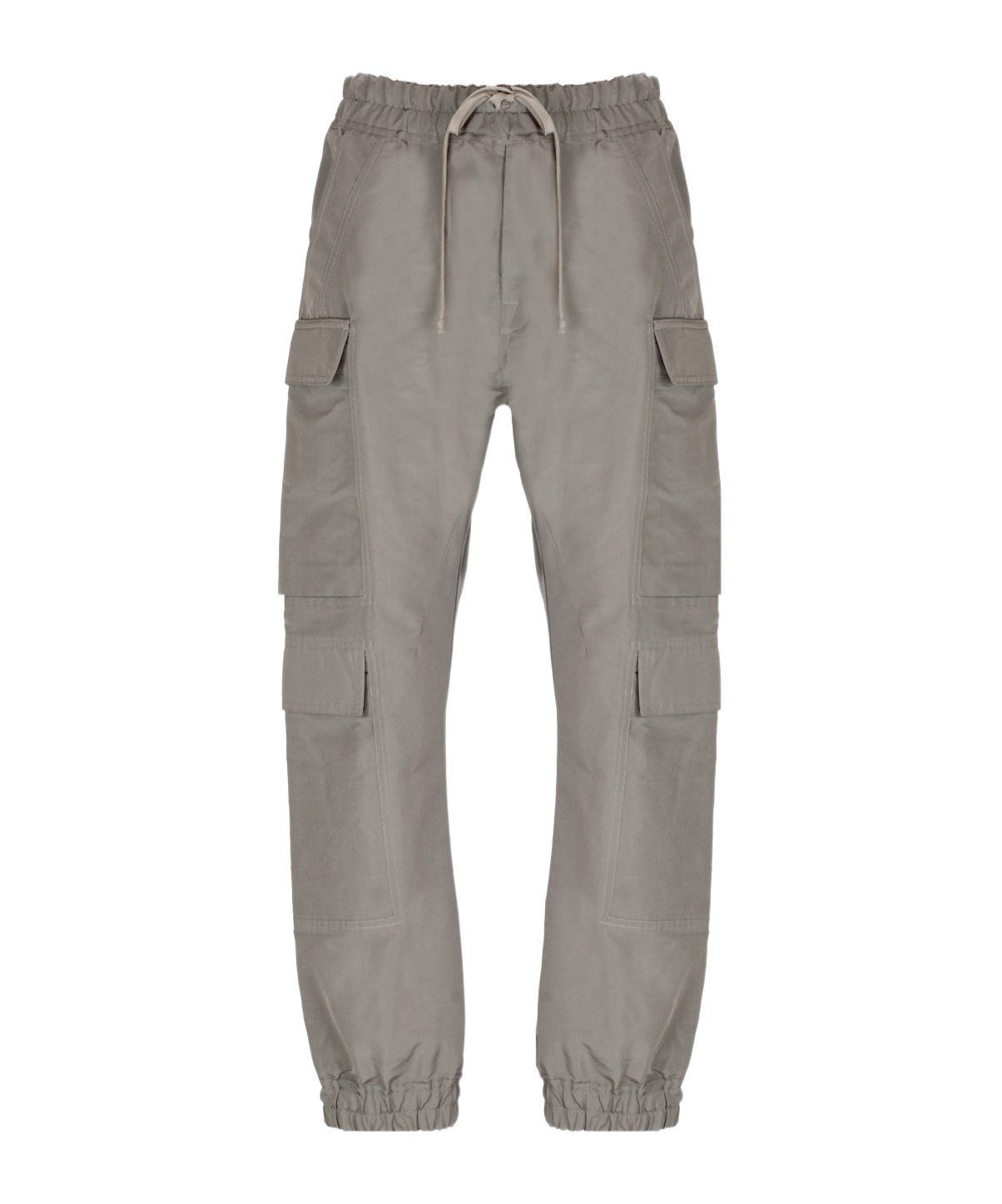 Rick Owens Mastodon Megacargo Tapered Trousers In Gray