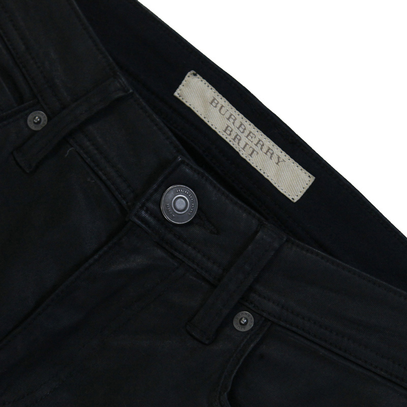 Burberry Belt-loop Jeans In Black