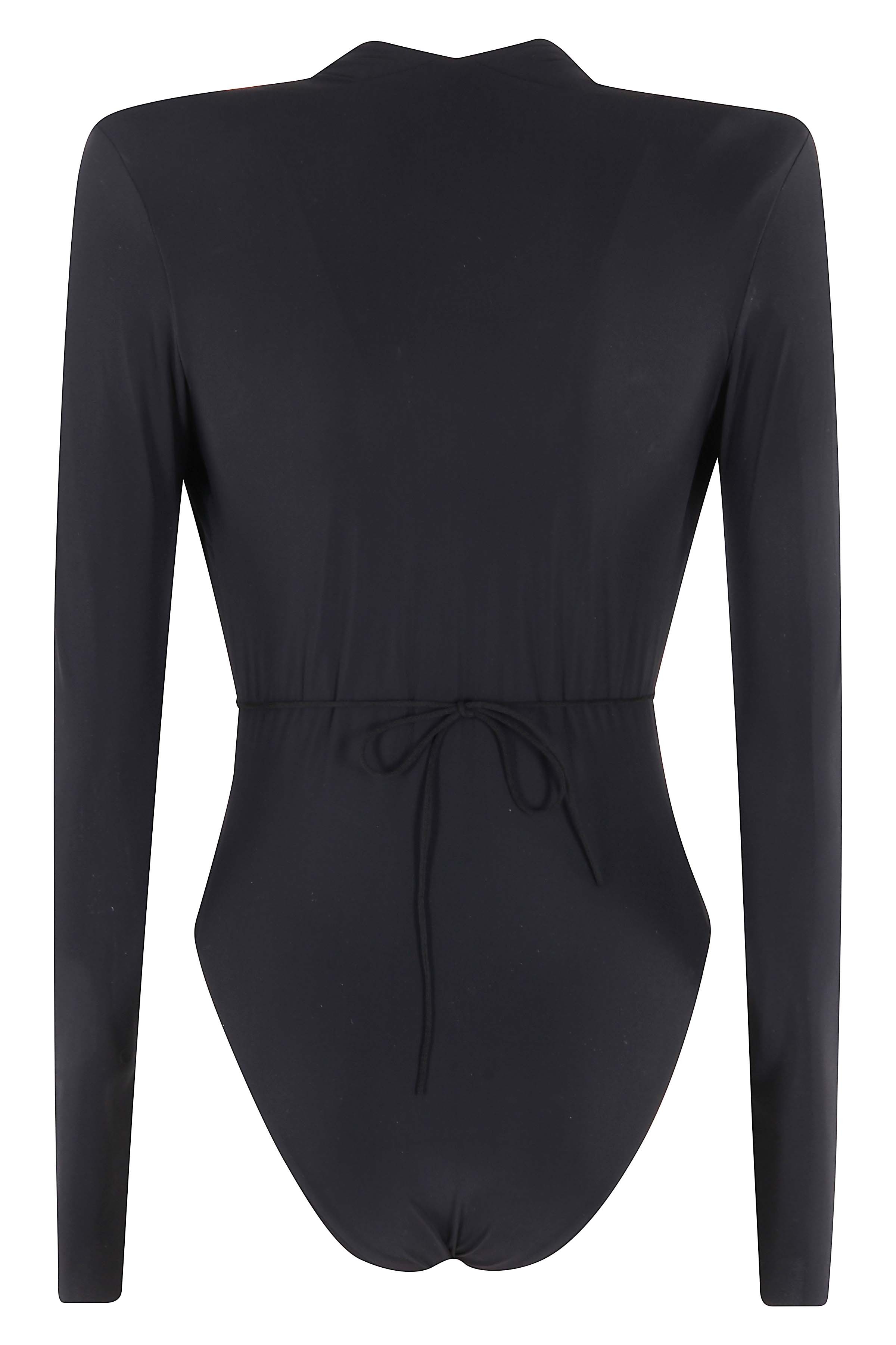 Amazuìn Long-sleeved Jumpsuit In Black
