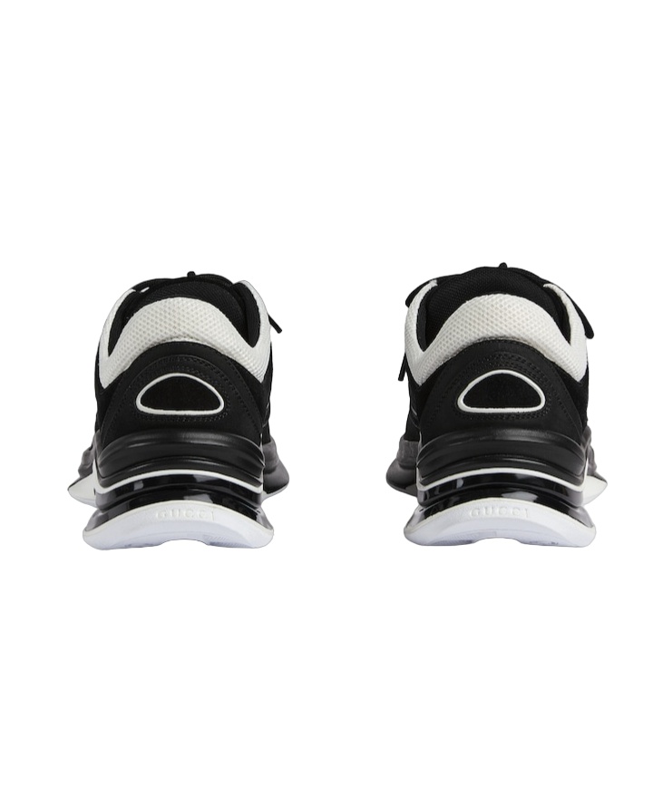 Gucci Run Sports Shoes In Black