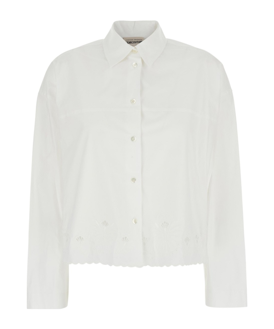 Shop Semicouture Mavis Shirt In White