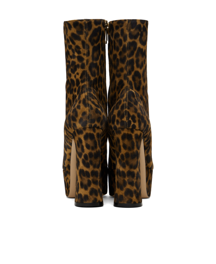 Gianvito Rossi Brown Holly Boots In Black
