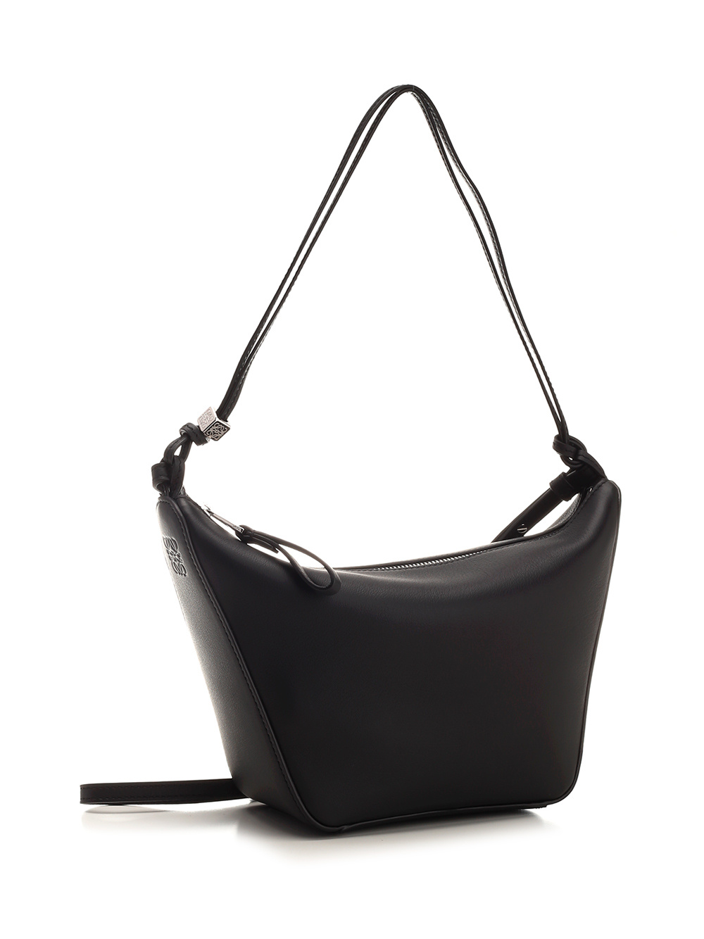 Loewe Hammock Mini Hobo Bag In Black