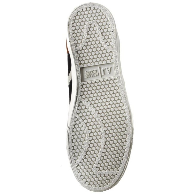 ARMANI JEANS LOGO DETAILS CASUAL SPORTS SHOES