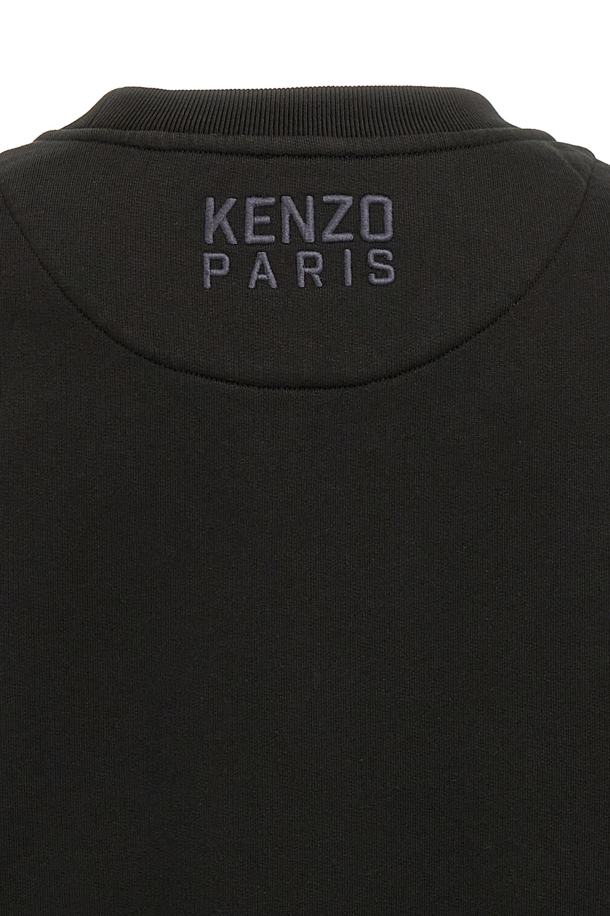Kenzo "happy Tiger" Sweatshirt In Black