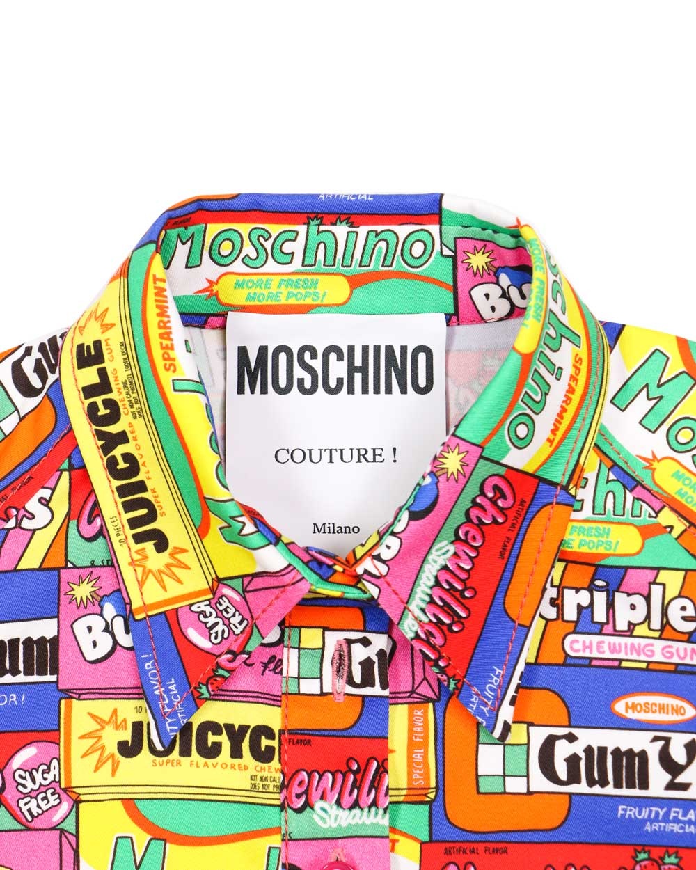 Moschino Printed Dress In Multicolor