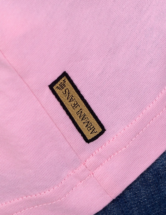 ARMANI JEANS LOGO DETAILS T-SHIRT