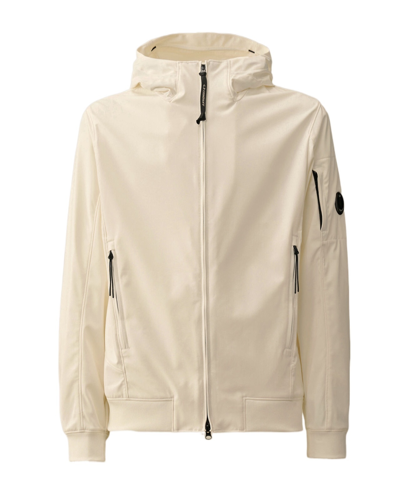 C.p. Company C.p. Shell-r Hooded Jacket In Neutral