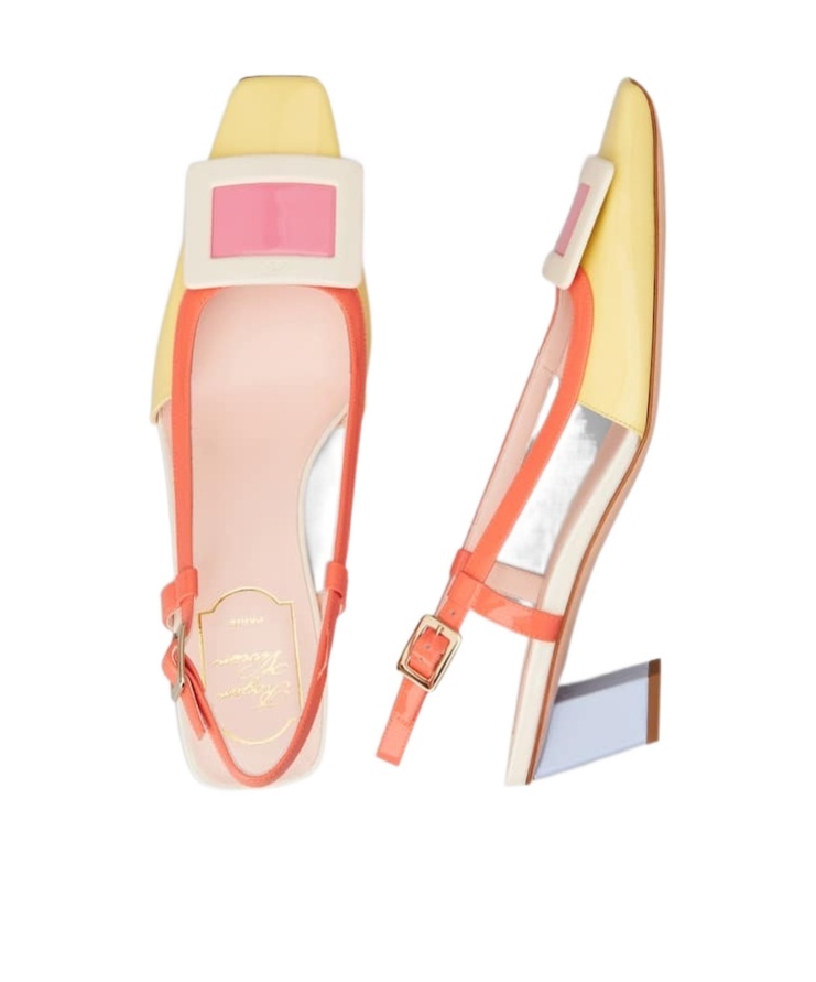 Roger Vivier Belle Vivier High-heeled Sandals In Nude