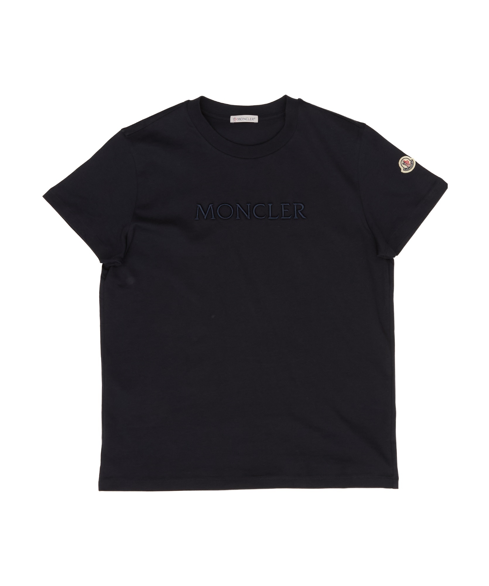 Moncler Short-sleeved T-shirt In Midnight Blue