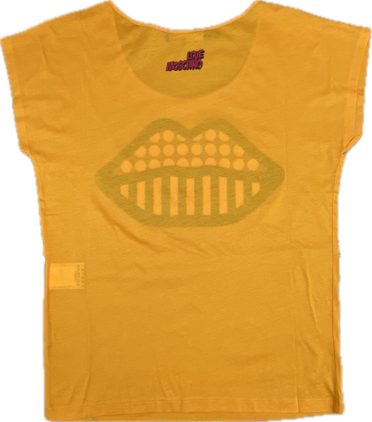 Moschino Sleeveless Vest In Yellow