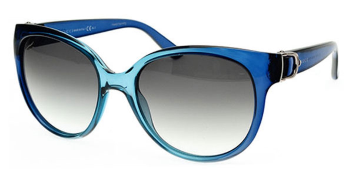 Gucci Logo Details Sunglasses In Gray