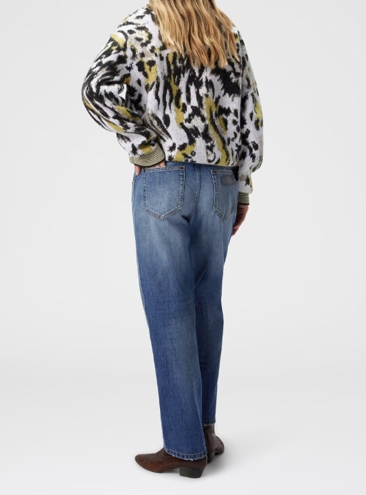 Missoni Animalier Motif Sweater Sweaters And Cardigans Multicolor In White
