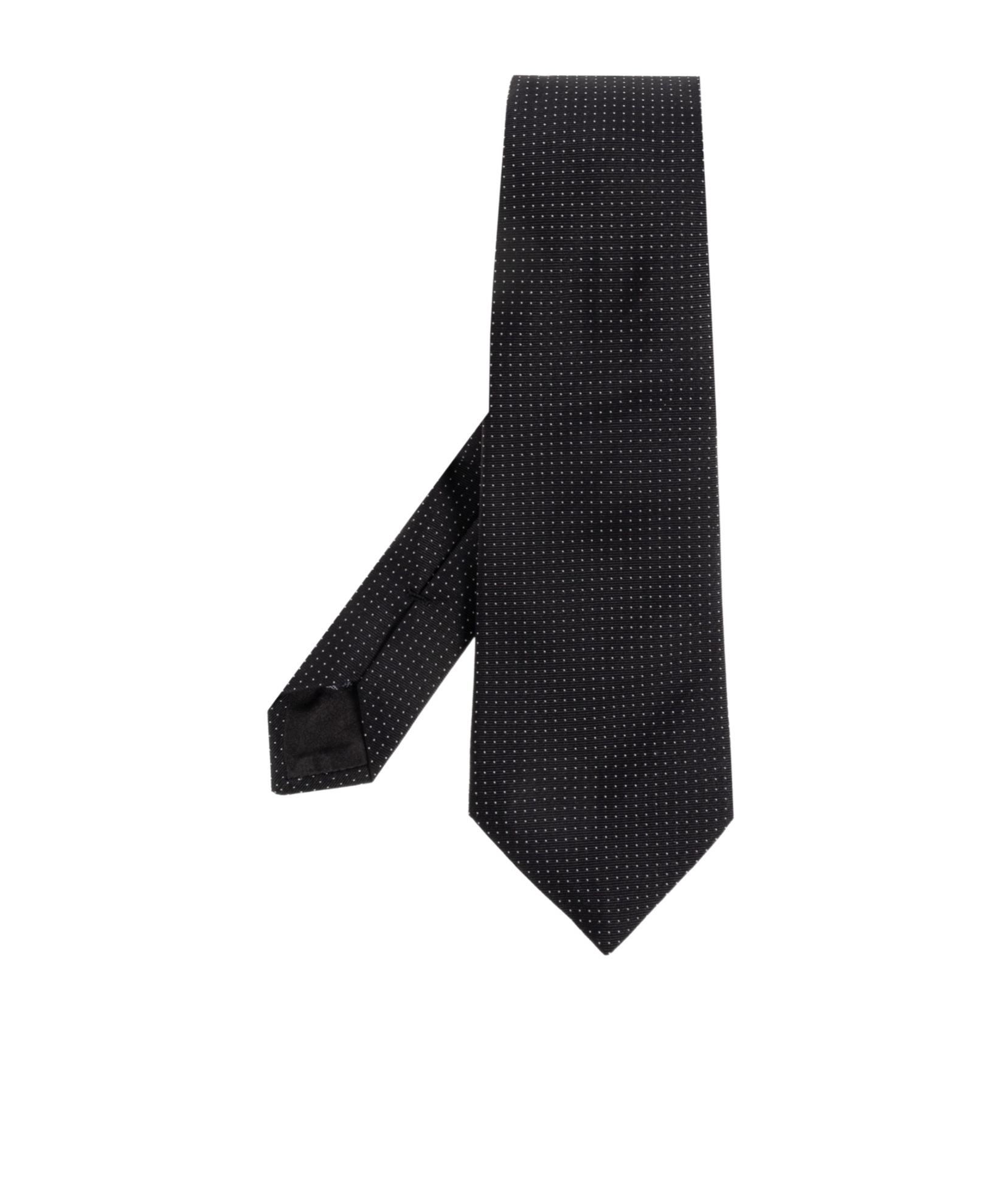 Giorgio Armani Pointed Tie In Black