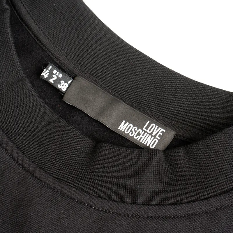 Moschino Printed Dress In Black