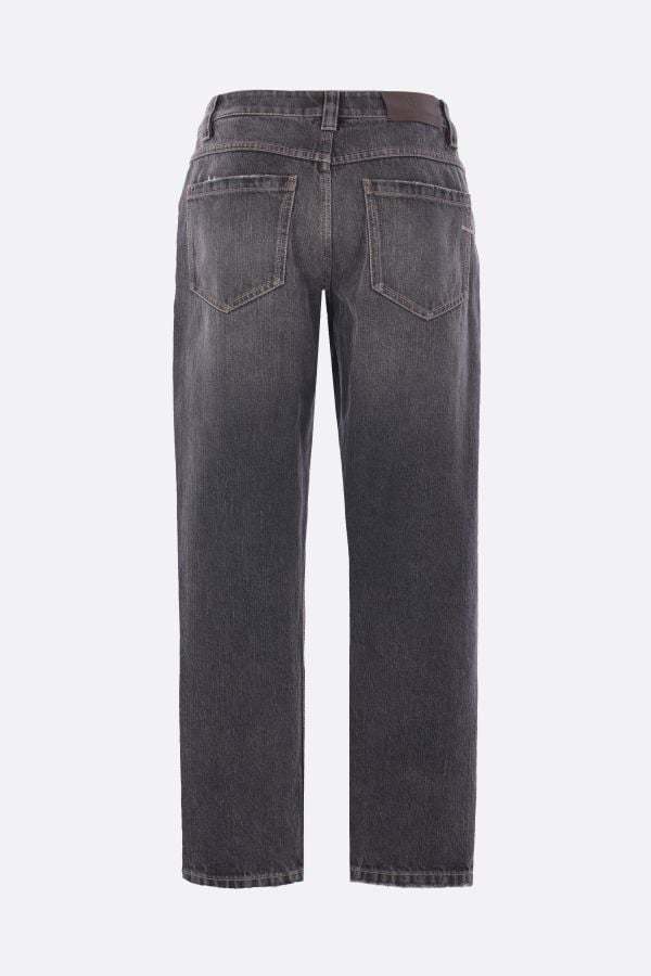 Brunello Cucinelli Jeans With Belt Loops In Black
