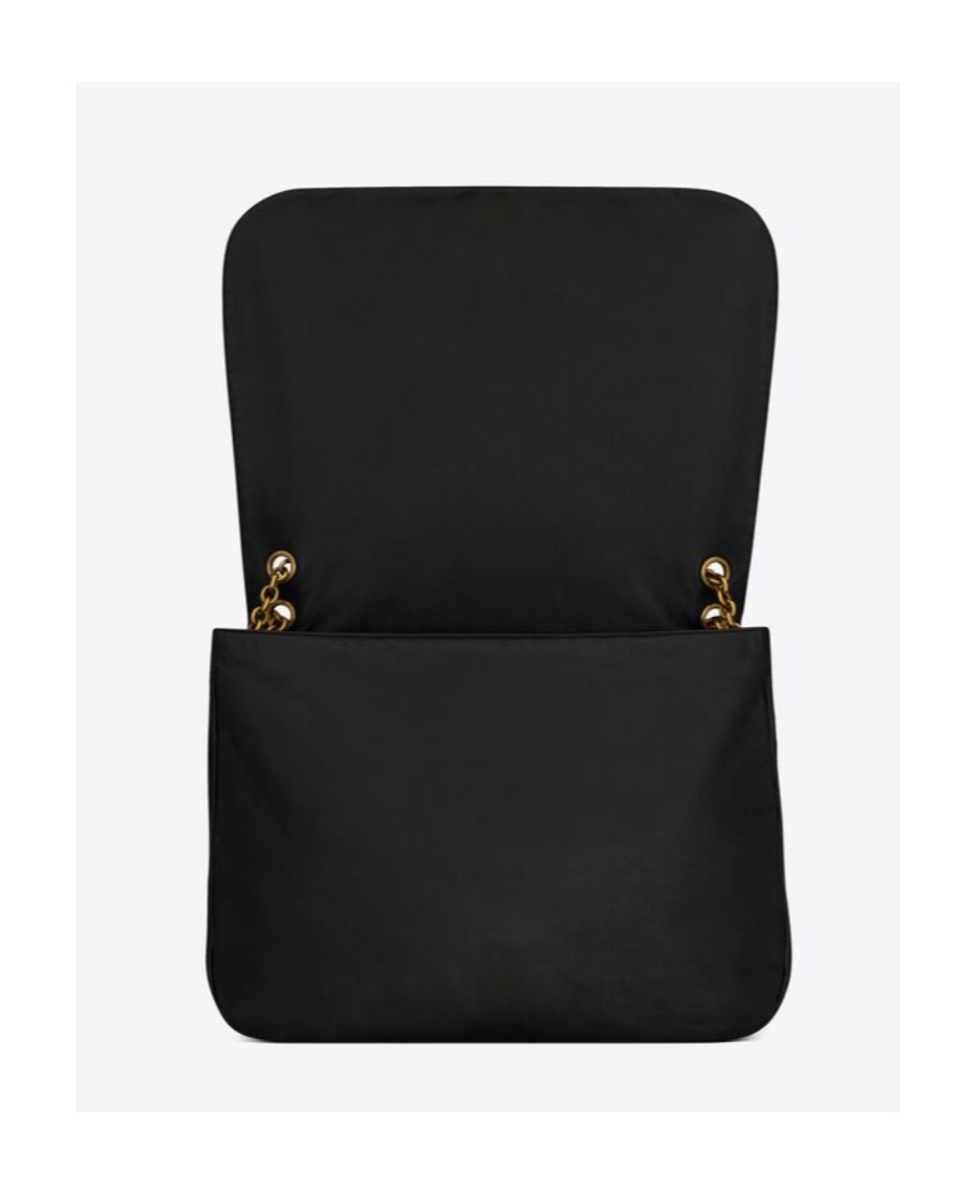 Saint Laurent Jamie Leather Shoulder Bag In Black