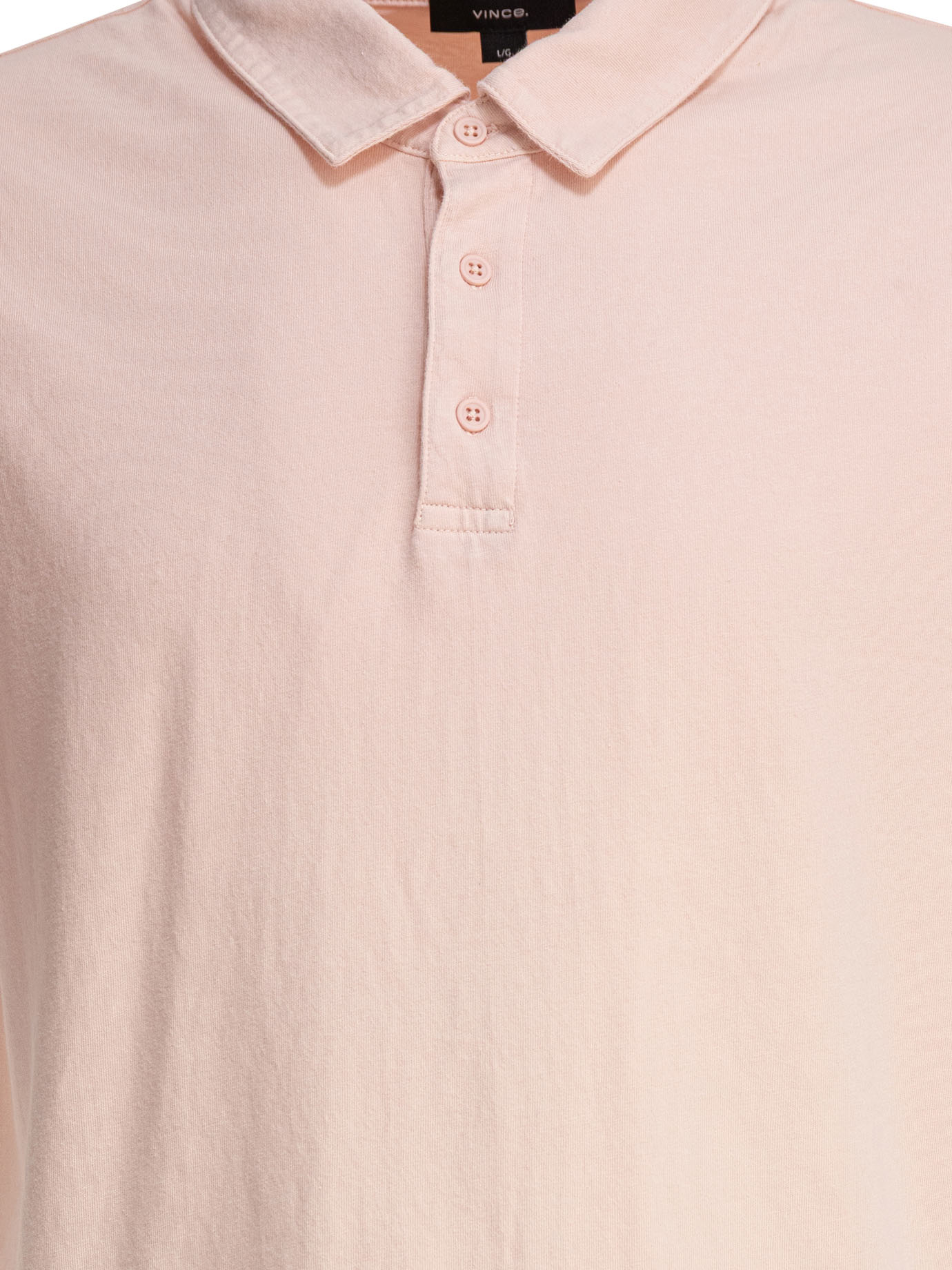 VINCE GARMENT DYE COTTON POLO SHIRT