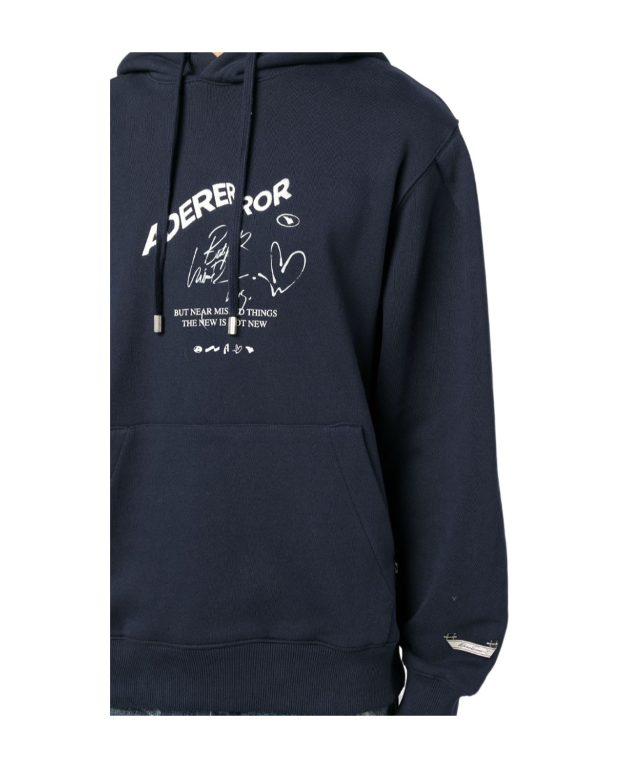 Ader Error Hoodie In Black