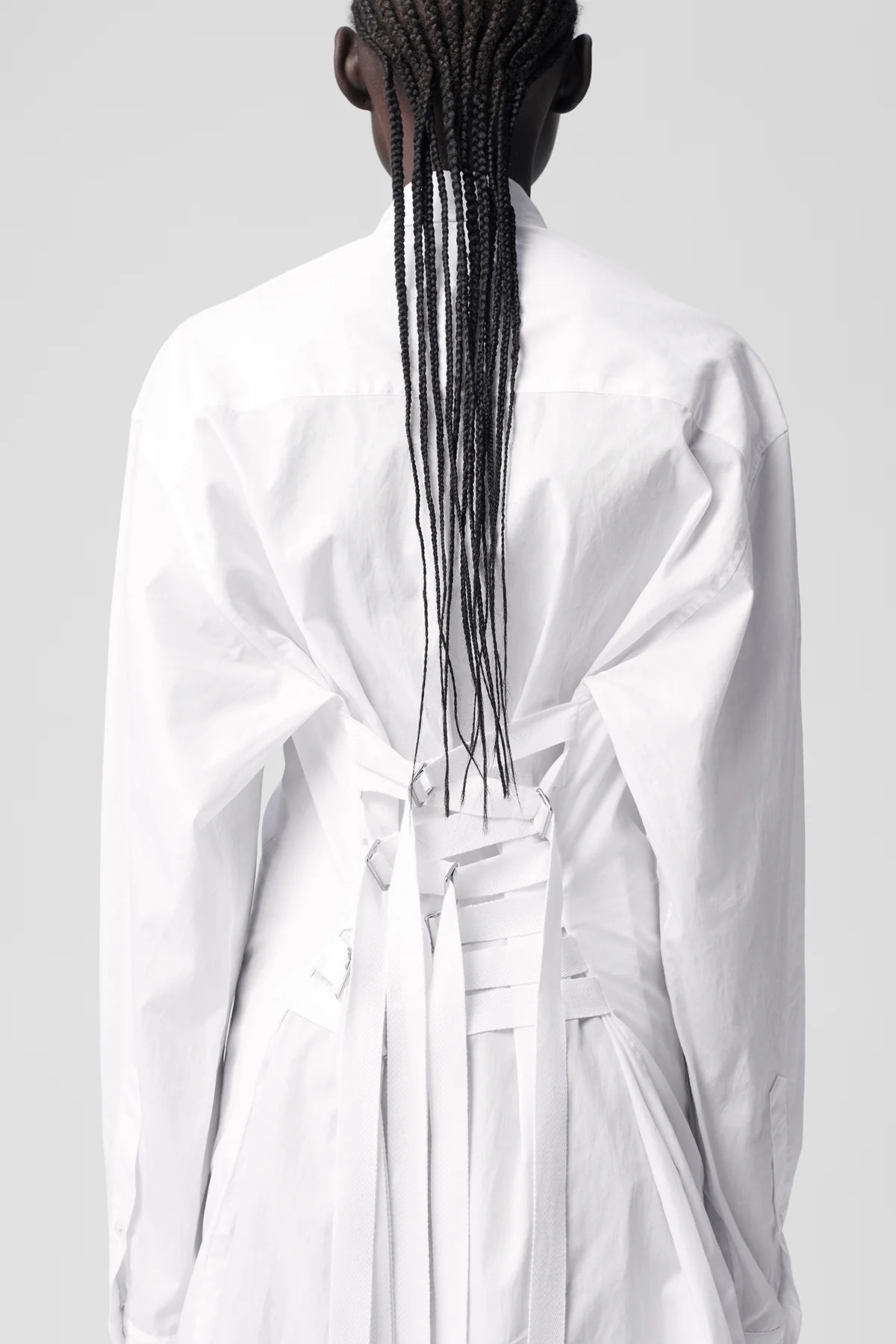 Ann Demeulemeester Dete Long Pocket Shirt In White