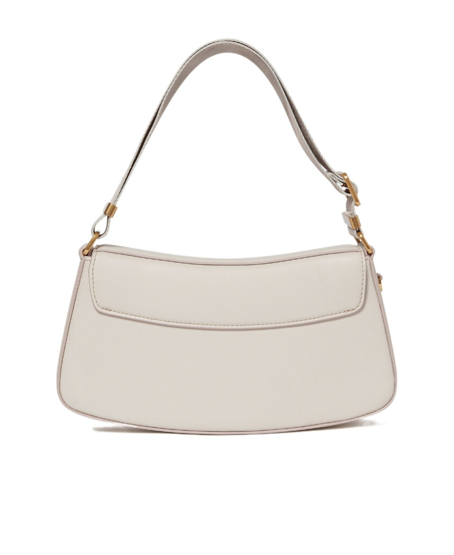 Stella Mccartney S-wave Shoulder Bag In White