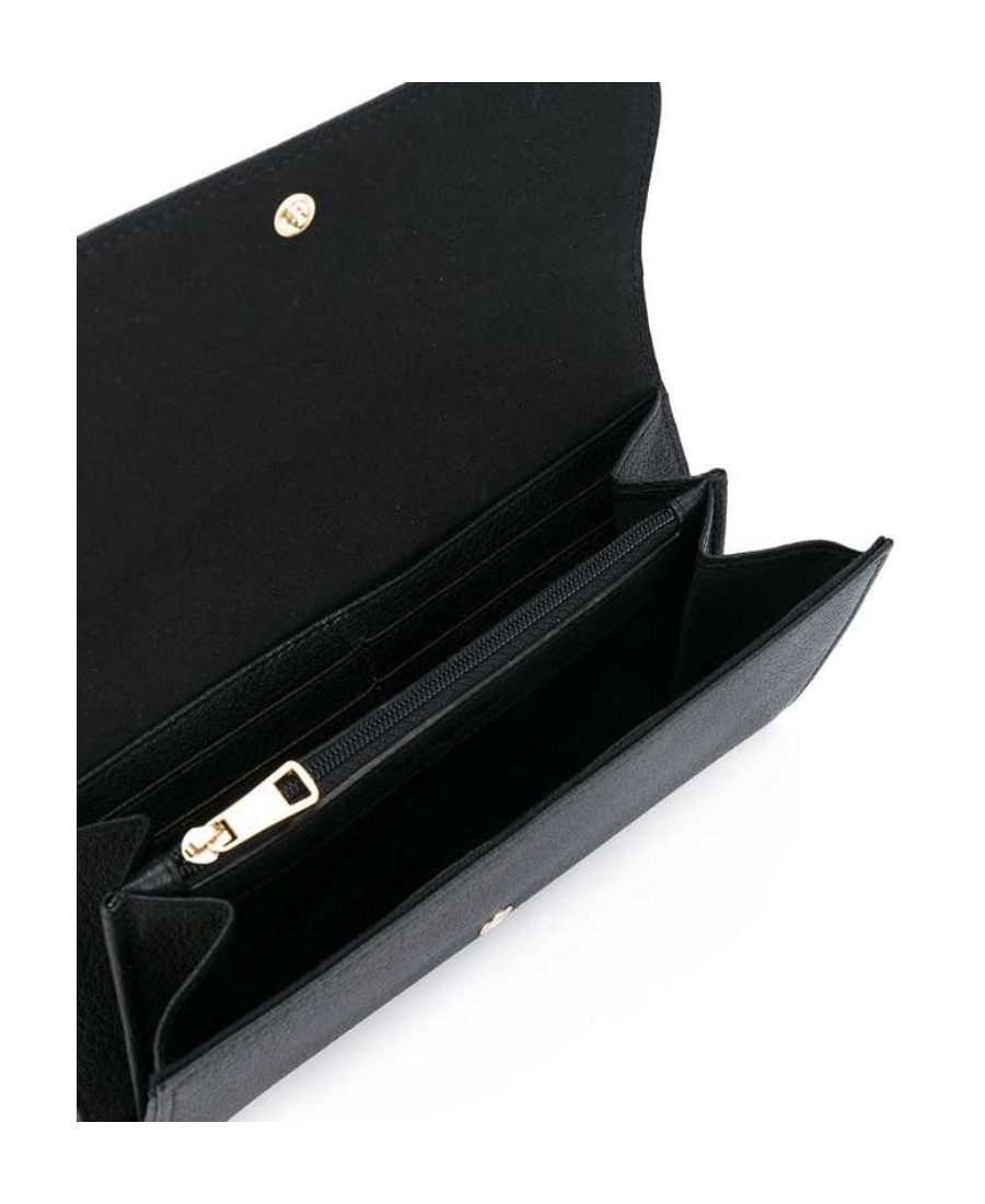 See By Chloé See By Chloe Hana Leather Chain Wallet In Black