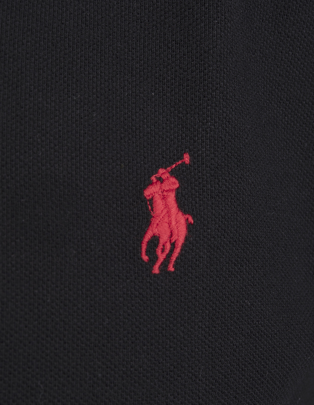Polo Ralph Lauren Embroidered-logo Polo Shirt In Black