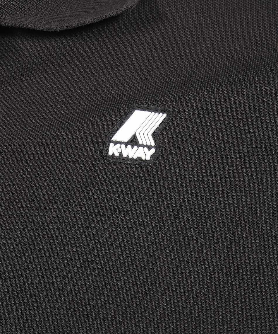 K-way Short-sleeved Polo Shirt In Black