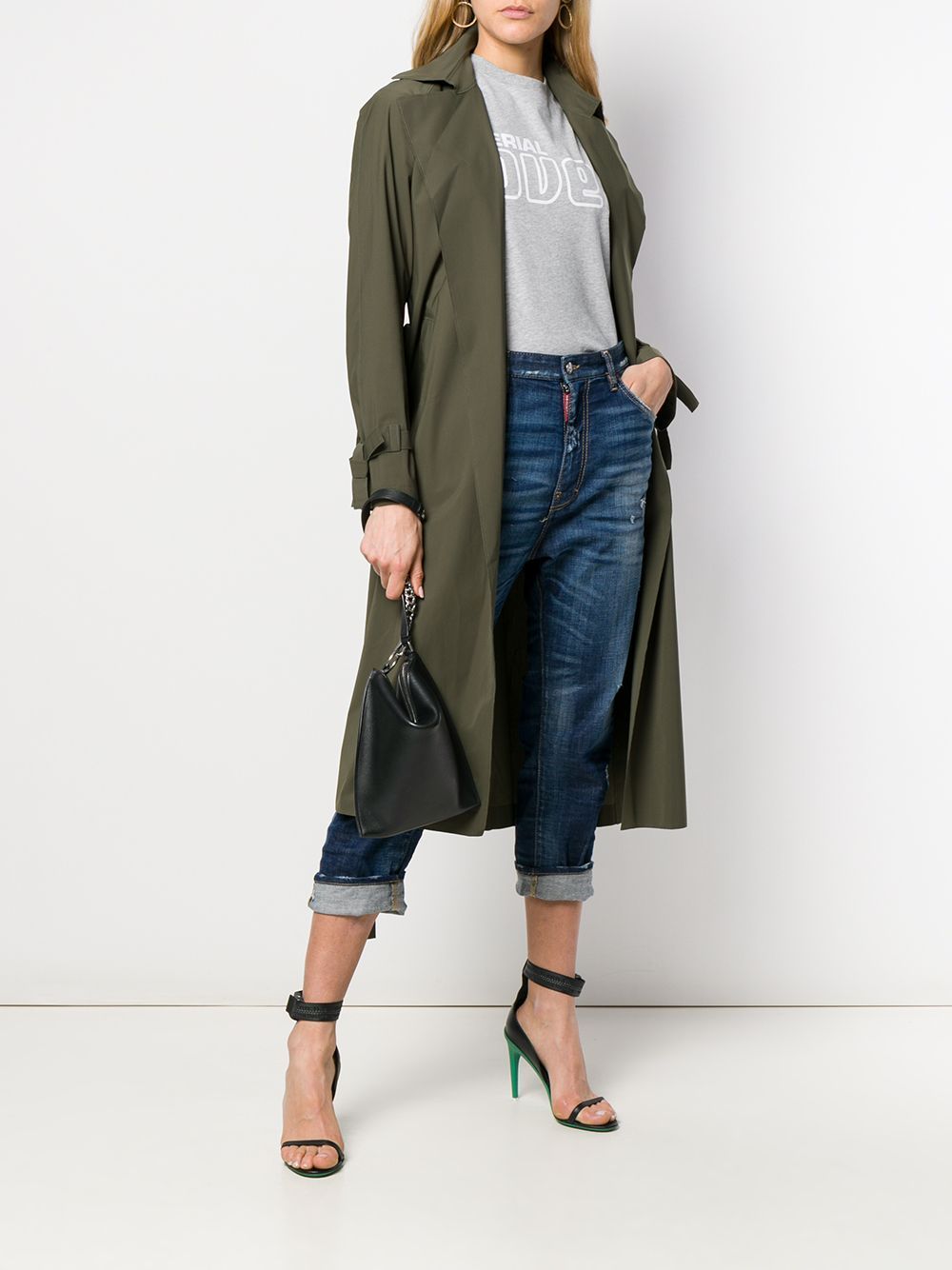 Dsquared2 Logo Details Jeans In Blue