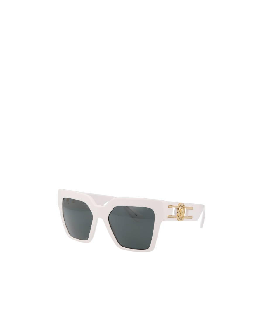 Versace Logo-embossed Square-frame Sunglasses