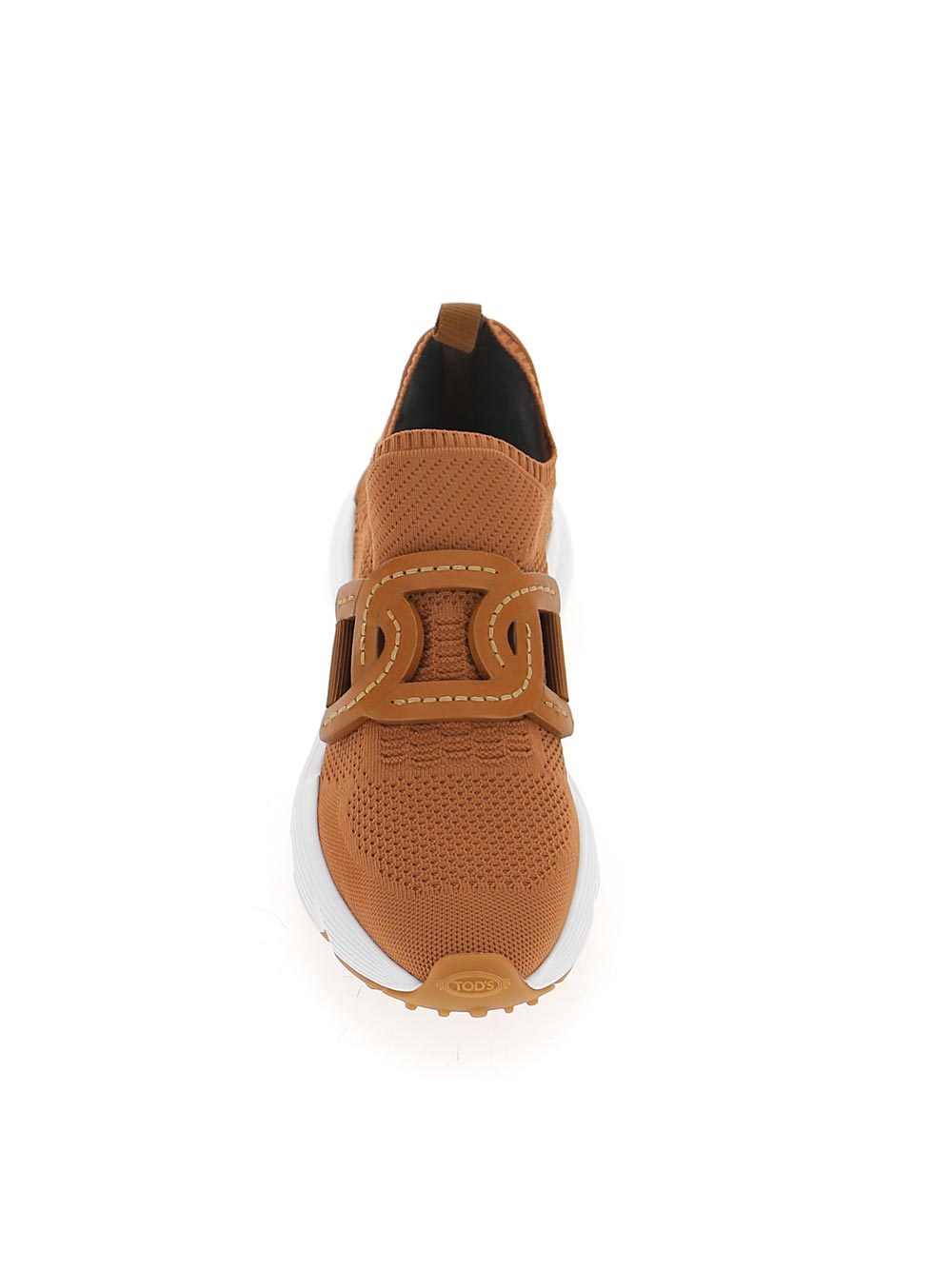 Tod's Chain-link Detail Slip-on Sneakers In Brown