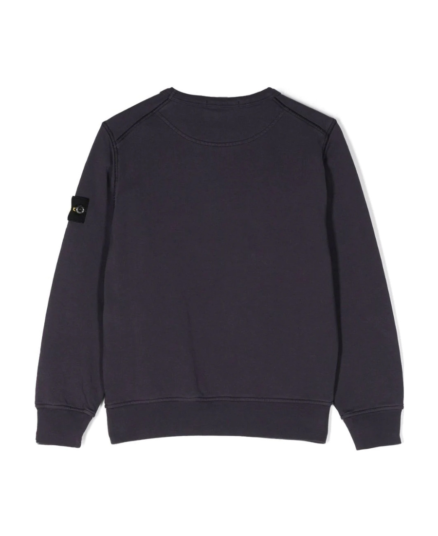Stone Island Compass-patch Sweatshirt In Blue