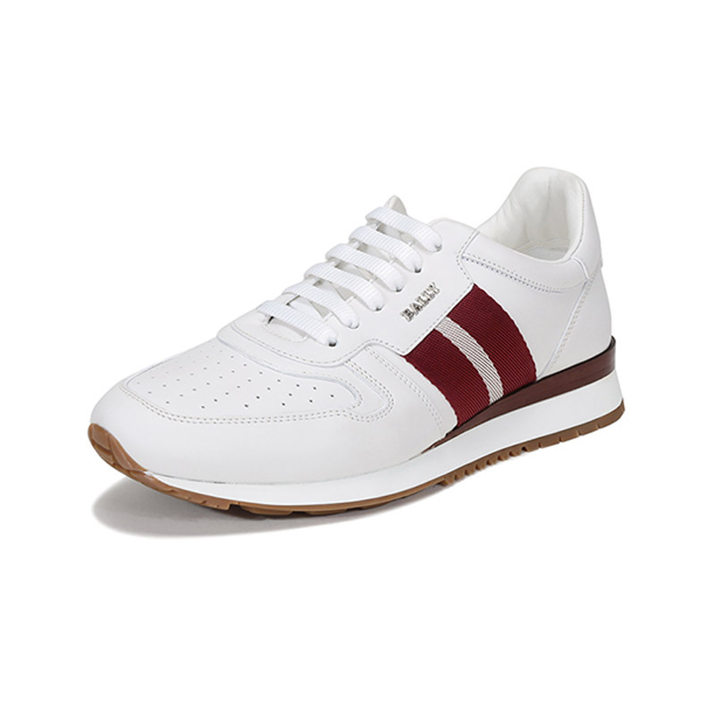 Bally Astel Striped Low-top Sneakers In Pink