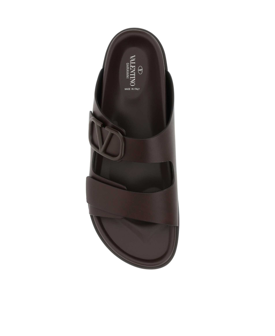 Valentino Vlogo Signature Slides In Black